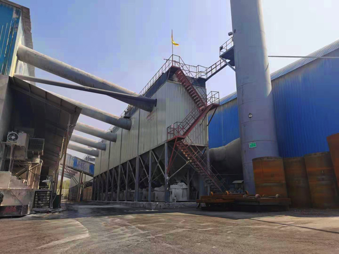 三岩电熔镁一车间除尘系统设备